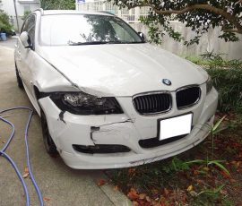 事故車買取BMW 320Iツーリング 神奈川県藤沢市　